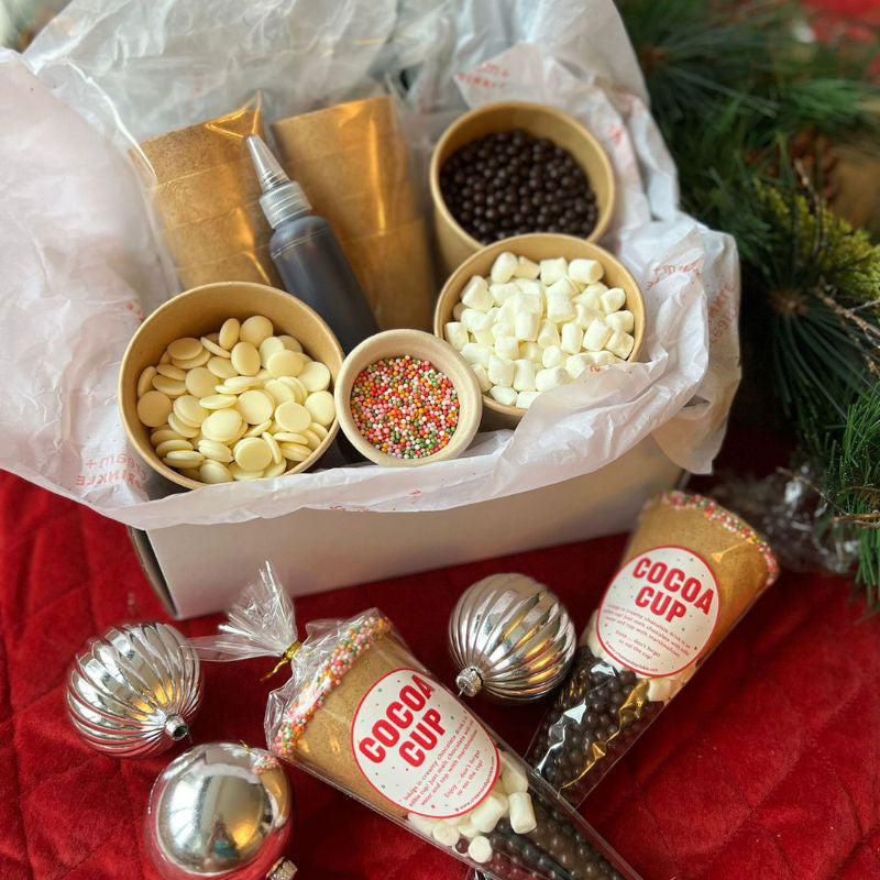 Cream + Sprinkle Cocoa Cups DIY Kit Collection Edible Cup